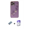 MARSİLYAN™- iPhone 13 Pro Max Kılıf Nova Işık Prime - Siyah Bilvis 5in1 3D Magic Cam Ekran Koruyucu + Shine Kamera Lens Koruma Cam - GI
