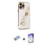 MARSİLYAN™- iPhone 13 Pro Max Kılıf Nova Işık Prime - Siyah Bilvis 5in1 3D Magic Cam Ekran Koruyucu + Shine Kamera Lens Koruma Cam - MI