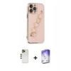MARSİLYAN™- iPhone 13 Pro Max Kılıf Nova Işık Prime - Siyah Bilvis 5in1 3D Magic Cam Ekran Koruyucu + Shine Kamera Lens - GD