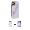 MARSİLYAN™- iPhone 13 Pro Max Kılıf Nova Işık Prime - Siyah Bilvis 5in1 3D Magic Cam Ekran Koruyucu + Shine Kamera Lens - GD