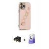 MARSİLYAN™- iPhone 13 Pro Max Kılıf Nova Işık Prime - Siyah Bilvis 5in1 5D Magic Hayalet Cam Ekran Koruyucu + Raze Metal Kamera Lens - GD
