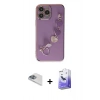 MARSİLYAN™- iPhone 13 Pro Max Kılıf Nova Işık Prime - Siyah Bilvis 5in1 5D Magic Hayalet Cam Ekran Koruyucu + Pers Alüminyum Kamera Lens - SABE