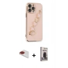 MARSİLYAN™- iPhone 13 Pro Max Kılıf Nova Işık Prime - Siyah Bilvis Hayalet Cam Ekran Koruyucu + Pers Alüminyum Kamera Lens - KI