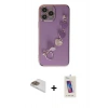 MARSİLYAN™- iPhone 13 Pro Max Kılıf Nova Işık Prime - Siyah Joko 5D Cam + Pers Alüminyum Kamera Lens - GD