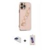 MARSİLYAN™- iPhone 13 Pro Max Kılıf Nova Işık Prime - Siyah Joko 5D Cam + Pers Alüminyum Kamera Lens - LT