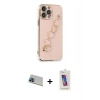MARSİLYAN™- iPhone 13 Pro Max Kılıf Nova Işık Prime - Siyah Joko 5D Cam + Rainbow Kamera Lens Koruma Cam - MI