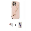 MARSİLYAN™- iPhone 13 Pro Max Kılıf Nova Işık Prime - Siyah Joko 5D Cam + Pers Alüminyum Kamera Lens - KI