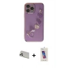 MARSİLYAN™- iPhone 13 Pro Max Kılıf Nova Işık Prime - Siyah Joko 5D Cam + Rainbow Kamera Lens Koruma Cam - BZ