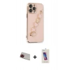 MARSİLYAN™- iPhone 13 Pro Max Kılıf Nova Işık Prime - Siyah Joko 5D Cam + Rainbow Kamera Lens Koruma Cam - KI
