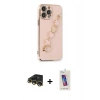 MARSİLYAN™- iPhone 13 Pro Max Kılıf Nova Işık Prime - Siyah Joko 5D Cam + Raze Metal Kamera Lens - GD