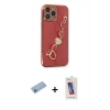 MARSİLYAN™- iPhone 13 Pro Max Kılıf Nova Işık Prime - Siyah Joko 5D Cam + Shine Kamera Lens Koruma Cam - MI