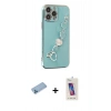 MARSİLYAN™- iPhone 13 Pro Max Kılıf Nova Işık Prime - Siyah Joko 5D Cam + Shine Kamera Lens Koruma Cam - MI