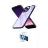 MARSİLYAN™- iPhone 13 Pro Max Kılıf Nova Işık Serisi - Siyah 3D Antistatik Cam Ekran Koruyucu