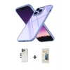 MARSİLYAN™- iPhone 13 Pro Max Kılıf Nova Işık Serisi - Siyah 6D Mat Seramik Hayalet Nano Ekran Koruyucu + Shine Kamera Lens - GD