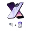 MARSİLYAN™- iPhone 13 Pro Max Kılıf Nova Işık Serisi - Siyah Bilvis 5in1 3D Magic Cam Ekran Koruyucu + Pers Alüminyum Kamera Lens - LT