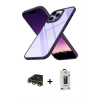 MARSİLYAN™- iPhone 13 Pro Max Kılıf Nova Işık Serisi - Siyah Bilvis Hayalet Cam Ekran Koruyucu + Gold Raze Metal Kamera Lens