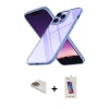 MARSİLYAN™- iPhone 13 Pro Max Kılıf Nova Işık Serisi - Siyah Joko 5D Cam + Gold Pers Alüminyum Kamera Lens