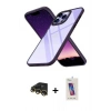 MARSİLYAN™- iPhone 13 Pro Max Kılıf Nova Işık Serisi - Siyah Joko 5D Cam + Raze Metal Kamera Lens - GD