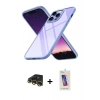 MARSİLYAN™- iPhone 13 Pro Max Kılıf Nova Işık Serisi - Siyah Joko 5D Cam + Raze Metal Kamera Lens - GD