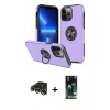 MARSİLYAN™- iPhone 13 Pro Max Kılıf Odak Form Prime - Şeffaf 360 Full Body Arka Koruyucu + Raze Metal Kamera Lens - GD