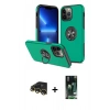 MARSİLYAN™- iPhone 13 Pro Max Kılıf Odak Form Prime - Şeffaf 360 Full Body Arka Koruyucu + Raze Metal Kamera Lens - GD