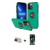 MARSİLYAN™- iPhone 13 Pro Max Kılıf Odak Form Prime - Şeffaf 360 Full Body Arka Koruyucu + Rainbow Kamera Lens Koruma Cam - KI