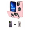 MARSİLYAN™- iPhone 13 Pro Max Kılıf Odak Form Prime - Siyah Bilvis 3D Cam Ekran Koruyucu + Neon Fosforlu Kamera Lens - YL