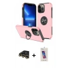MARSİLYAN™- iPhone 13 Pro Max Kılıf Odak Form Prime - Siyah Joko 5D Cam + Raze Metal Kamera Lens - GD