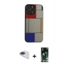MARSİLYAN™- iPhone 13 Pro Max Kılıf Odak Klasik Serisi - Şeffaf 360 Full Body Arka Koruyucu + Pers Alüminyum Kamera Lens - LT
