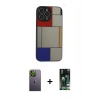 MARSİLYAN™- iPhone 13 Pro Max Kılıf Odak Klasik Serisi - Şeffaf 360 Full Body Arka Koruyucu + Neon Fosforlu Kamera Lens - YL