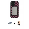 MARSİLYAN™- iPhone 13 Pro Max Kılıf Odak Klasik Serisi - Şeffaf Maxco Cam Ekran Koruyucu + Renkli Kamera Lens Koruma Cam - YL