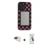 MARSİLYAN™- iPhone 13 Pro Max Kılıf Odak Klasik Serisi - Şeffaf Pasifik Cam Ekran Koruyucu + Pers Alüminyum Kamera Lens - KI