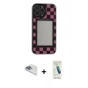 MARSİLYAN™- iPhone 13 Pro Max Kılıf Odak Klasik Serisi - Şeffaf Pasifik Cam Ekran Koruyucu + Pers Alüminyum Kamera Lens - SABE