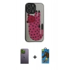 MARSİLYAN™- iPhone 13 Pro Max Kılıf Odak Klasik Serisi - Siyah 18D Cam Ekran Koruyucu + Neon Fosforlu Kamera Lens - YL
