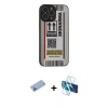 MARSİLYAN™- iPhone 13 Pro Max Kılıf Odak Klasik Serisi - Siyah 3D Antistatik Cam Ekran Koruyucu + Shine Kamera Lens Koruma Cam - MI