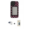 MARSİLYAN™- iPhone 13 Pro Max Kılıf Odak Klasik Serisi - Siyah 6D Mat Seramik Hayalet Nano Ekran Koruyucu + Lacivert Pers Alüminyum Kamera Lens