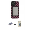 MARSİLYAN™- iPhone 13 Pro Max Kılıf Odak Klasik Serisi - Siyah 6D Mat Seramik Hayalet Nano Ekran Koruyucu + Renkli Kamera Lens Koruma Cam - PE