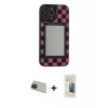 MARSİLYAN™- iPhone 13 Pro Max Kılıf Odak Klasik Serisi - Siyah 6D Mat Seramik Hayalet Nano Ekran Koruyucu + Rainbow Kamera Lens Koruma Cam - KI