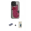 MARSİLYAN™- iPhone 13 Pro Max Kılıf Odak Klasik Serisi - Siyah 6D Mat Seramik Hayalet Nano Ekran Koruyucu + Renkli Kamera Lens Koruma Cam - MI