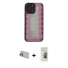 MARSİLYAN™- iPhone 13 Pro Max Kılıf Odak Klasik Serisi - Siyah 6D Mat Seramik Hayalet Nano Ekran Koruyucu + Rainbow Kamera Lens Koruma Cam - REGD