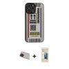 MARSİLYAN™- iPhone 13 Pro Max Kılıf Odak Klasik Serisi - Siyah 6D Mat Seramik Hayalet Nano Ekran Koruyucu + Rainbow Kamera Lens Koruma Cam - KI