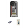 MARSİLYAN™- iPhone 13 Pro Max Kılıf Odak Klasik Serisi - Siyah 6D Mat Seramik Hayalet Nano Ekran Koruyucu + Renkli Kamera Lens Koruma Cam - TU