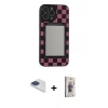 MARSİLYAN™- iPhone 13 Pro Max Kılıf Odak Klasik Serisi - Siyah Bilvis 3D Cam Ekran Koruyucu + Pers Alüminyum Kamera Lens - LT