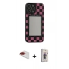 MARSİLYAN™- iPhone 13 Pro Max Kılıf Odak Klasik Serisi - Siyah Bilvis 3D Cam Ekran Koruyucu + Pers Alüminyum Kamera Lens - KI
