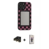 MARSİLYAN™- iPhone 13 Pro Max Kılıf Odak Klasik Serisi - Siyah Bilvis 3D Cam Ekran Koruyucu + Raze Metal Kamera Lens - GD