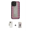 MARSİLYAN™- iPhone 13 Pro Max Kılıf Odak Klasik Serisi - Siyah Bilvis 3D Cam Ekran Koruyucu + Shine Kamera Lens - GD