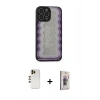 MARSİLYAN™- iPhone 13 Pro Max Kılıf Odak Klasik Serisi - Siyah Bilvis 3D Cam Ekran Koruyucu + Shine Kamera Lens - GD