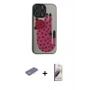 MARSİLYAN™- iPhone 13 Pro Max Kılıf Odak Klasik Serisi - Siyah Bilvis 3D Mat Cam Ekran Koruyucu + Renkli Kamera Lens Koruma Cam - SI