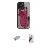 MARSİLYAN™- iPhone 13 Pro Max Kılıf Odak Klasik Serisi - Siyah Bilvis 3D Mat Cam Ekran Koruyucu + Shine Kamera Lens Koruma Cam - MI