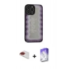 MARSİLYAN™- iPhone 13 Pro Max Kılıf Odak Klasik Serisi - Siyah Bilvis 5in1 3D Magic Cam Ekran Koruyucu + Pers Alüminyum Kamera Lens - KI